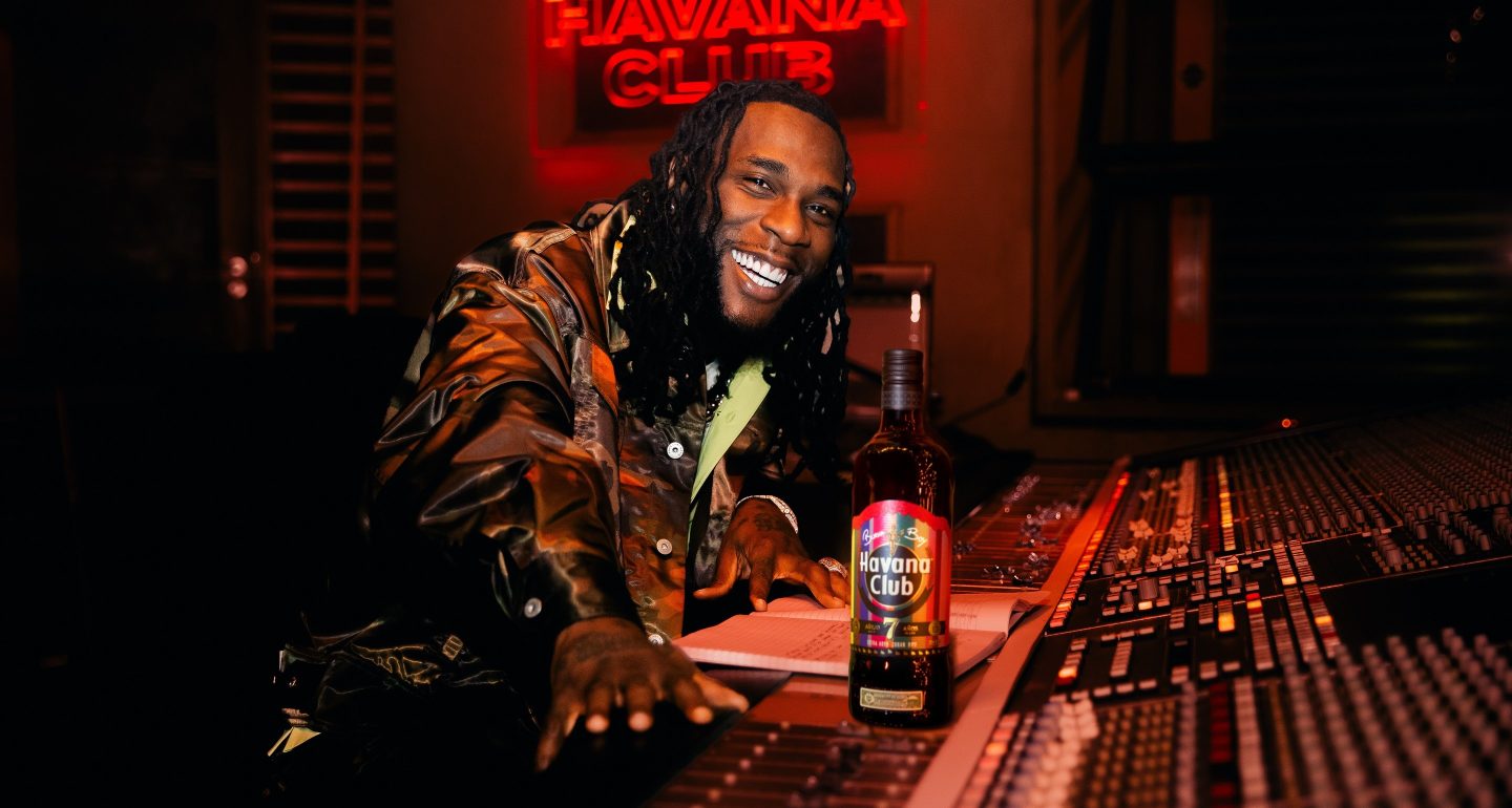 Limited Edition bottle Havana Club x Burna Boy