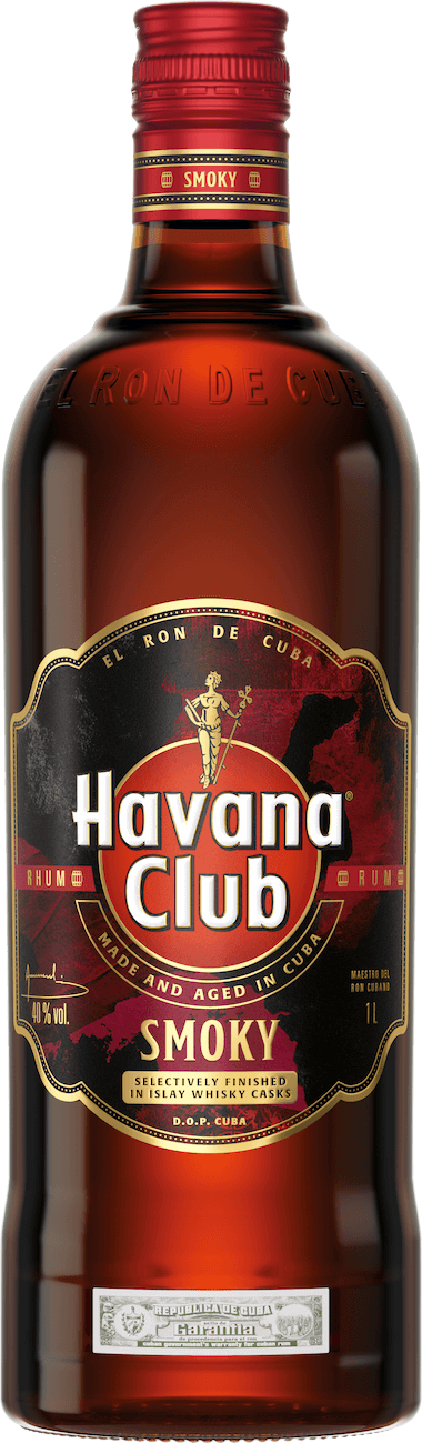 Smoked rum bottle Havana Club Smoky