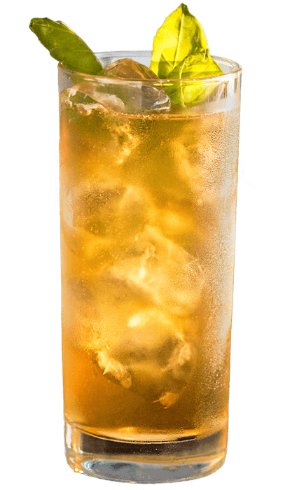 Basil Babo Receta del cóctel de albahaca