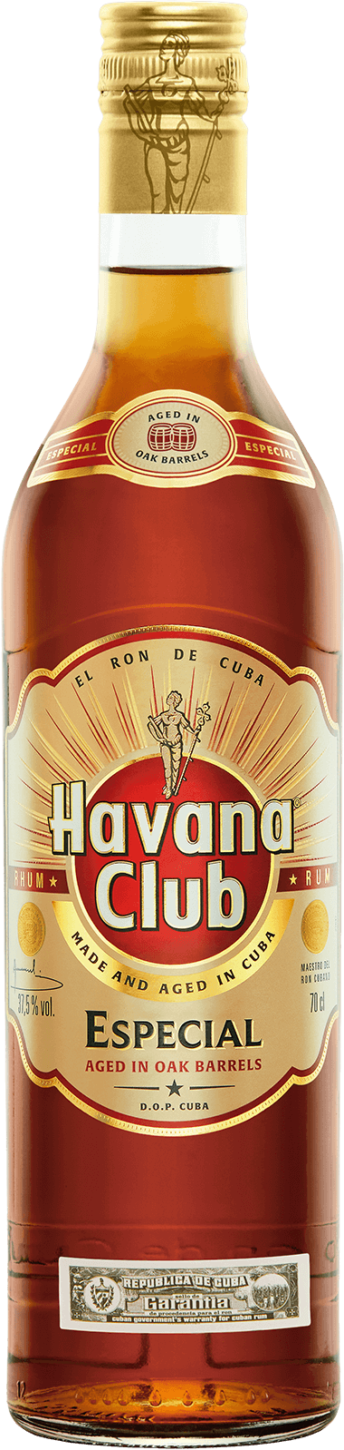 Bouteille de rhum ambré Havana Club Especial